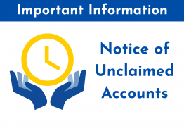 Notice of Unclaimed Accounts