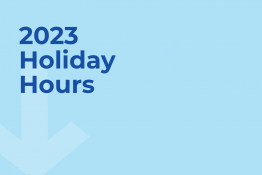 2023 Holiday Hours